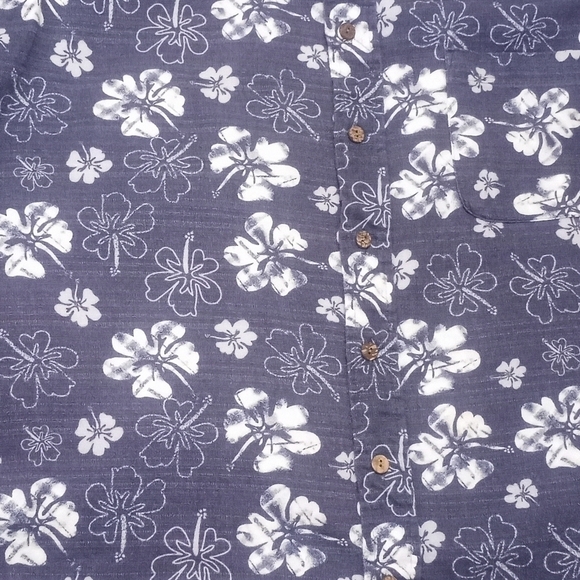 Old College Inn Men's Floral Hawiian Shirt Size Medium - Picture 3 of 5